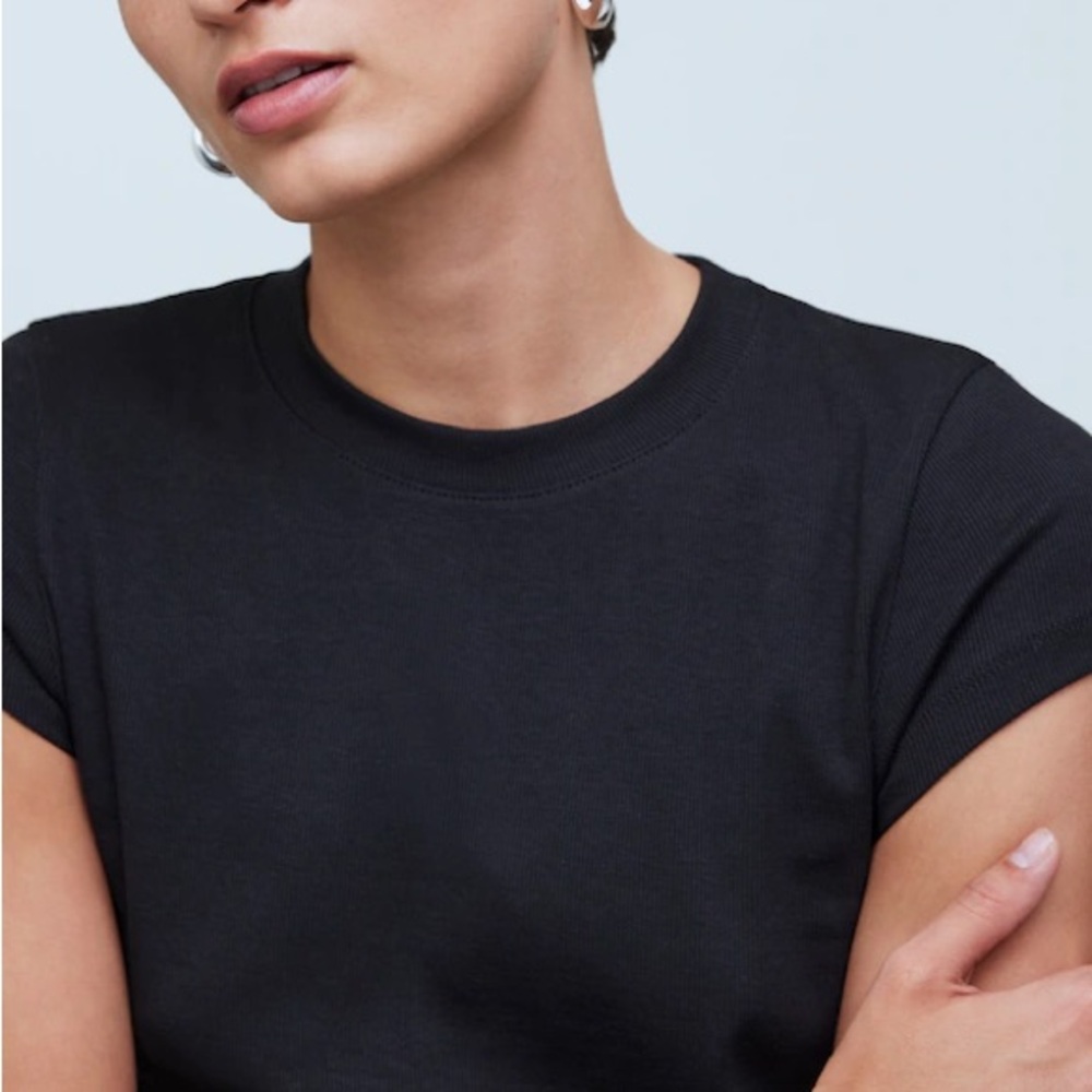 Supima Rib Tee - Picture 6 of 6